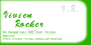 vivien rocker business card